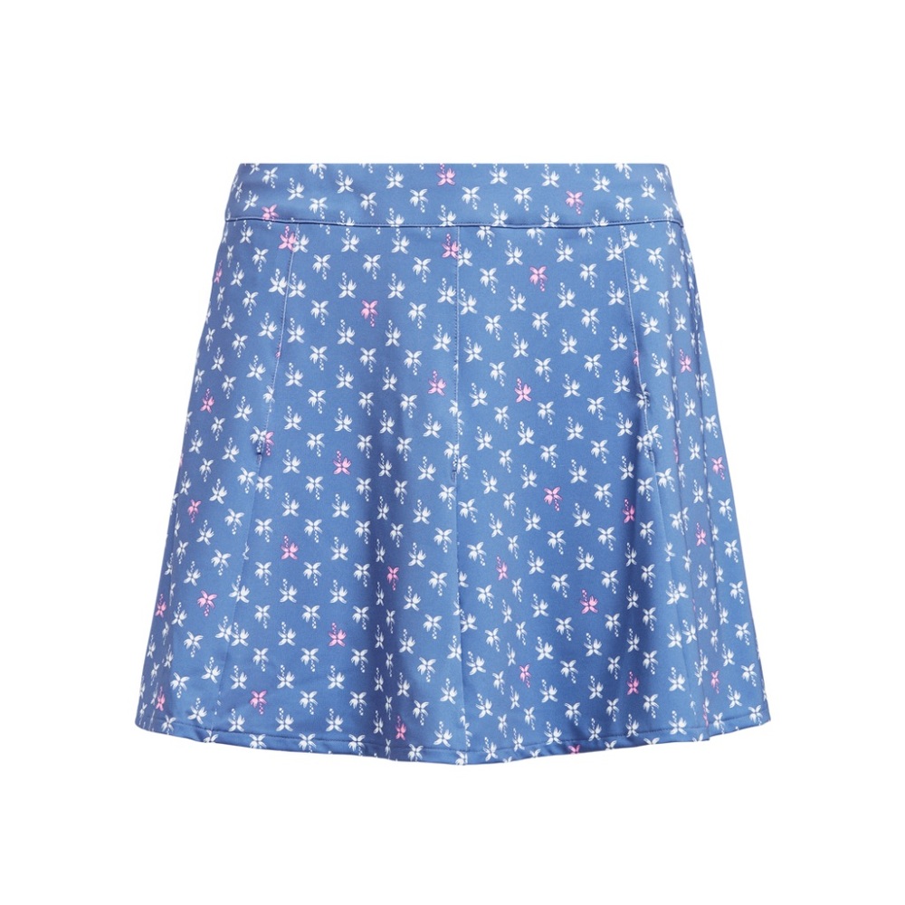 RLX Golf Nimes Blue Palms A lined Skort NWT Polyester Recycled, Wicking